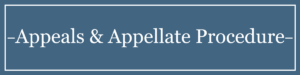 Cases Appeals