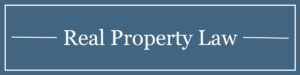Real Property Law