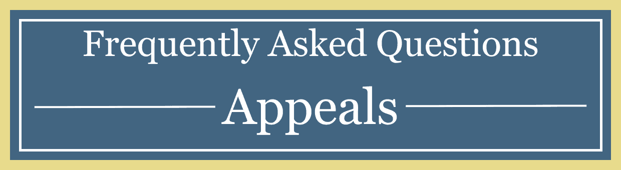 FAQ Appeals