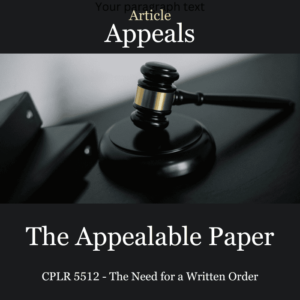 Article The Appealable Paper