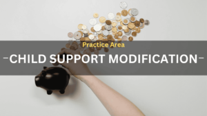 Practice Area Child Support Modification